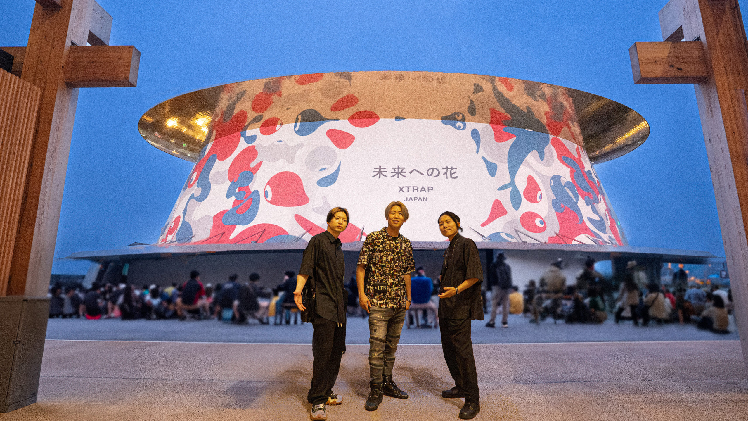 大阪関西万博2025マッピングコンテスト入選作品「XTRAP 未来の花」が受賞